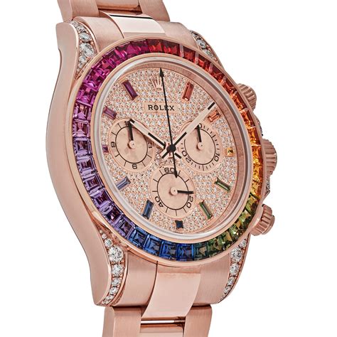 daytona rainbow rose gold|rolex daytona 116595 for sale.